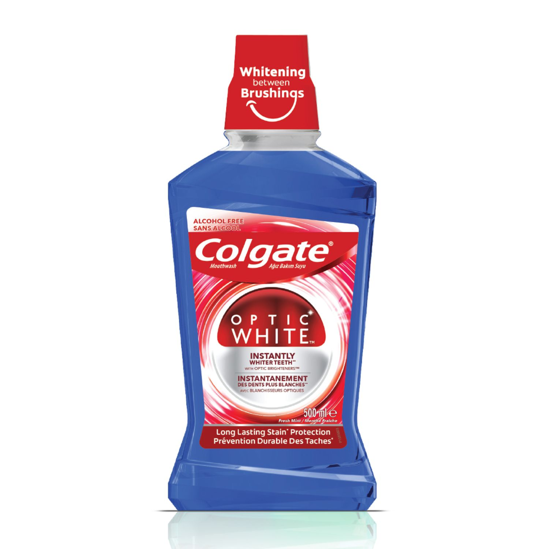 COLGATE MW PLAX OPTIC WHITE 500ML